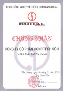 Confitech8 trở thành nhà phân phối chính thức của Duhal 