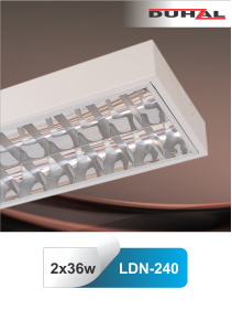 Máng đèn phản quang gắn nổi LDN240