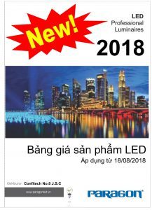 Bảng giá đèn led Paragon 2018 (18/08/2018)